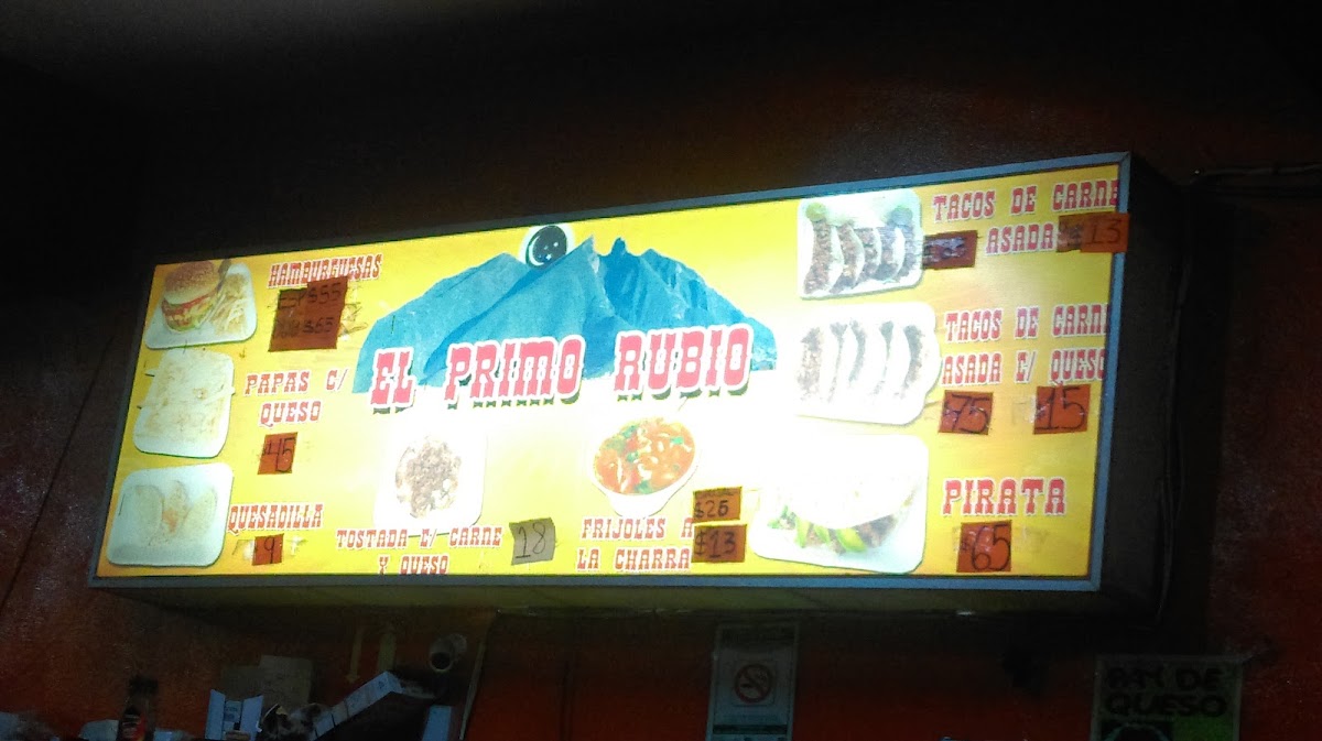 Tacos El Primo Rubio 1 Menu - Image 5